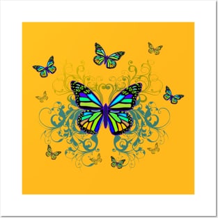 Artistic Butterfly Decoration Posters and Art